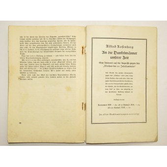 Propagandabuch von Alfred Rosenberg Protestantische Kompilger. Espenlaub militaria